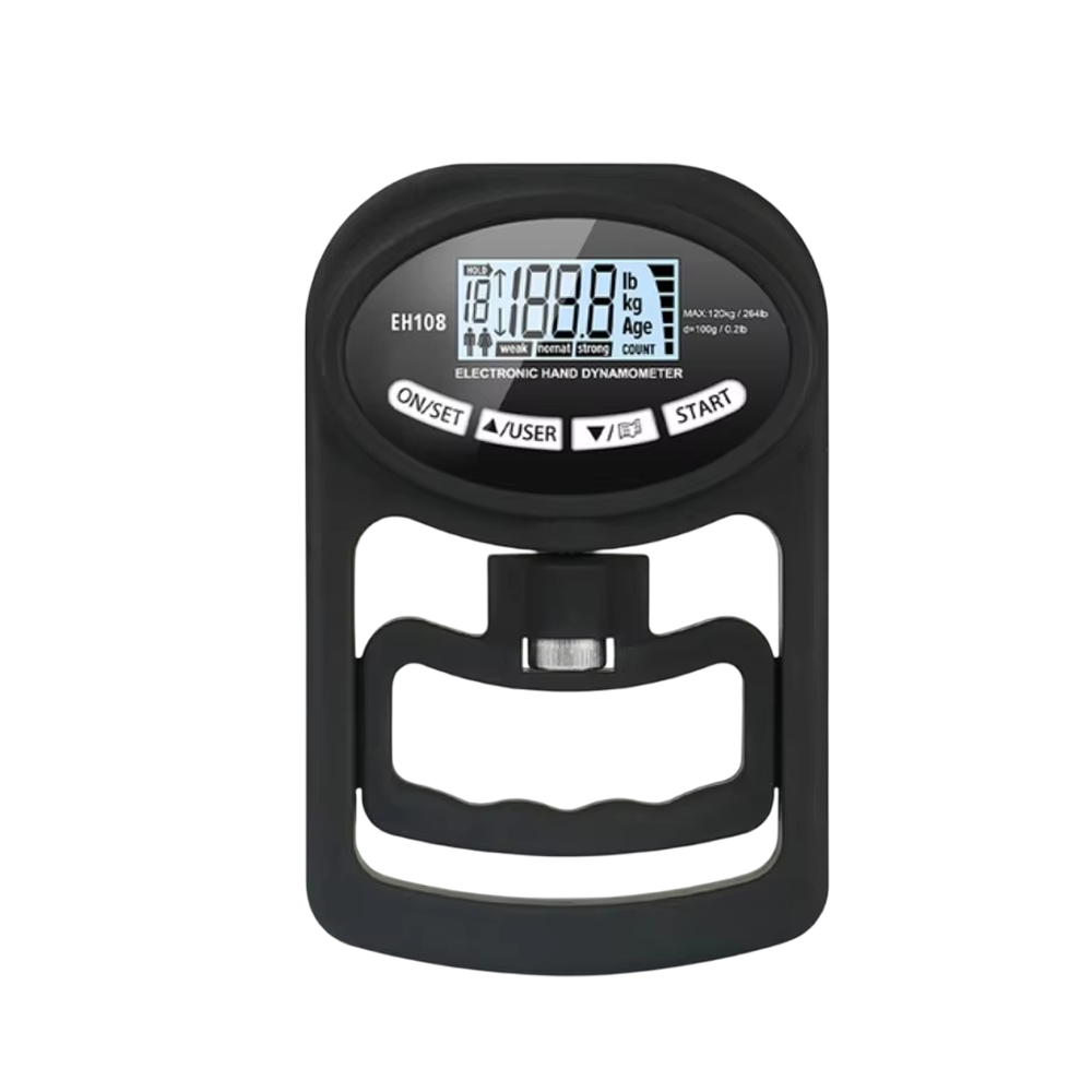 KiGriply Digital Grip Strength Tester – 198lbs/90kg Capacity, High Precision Sensor & User Profiles
