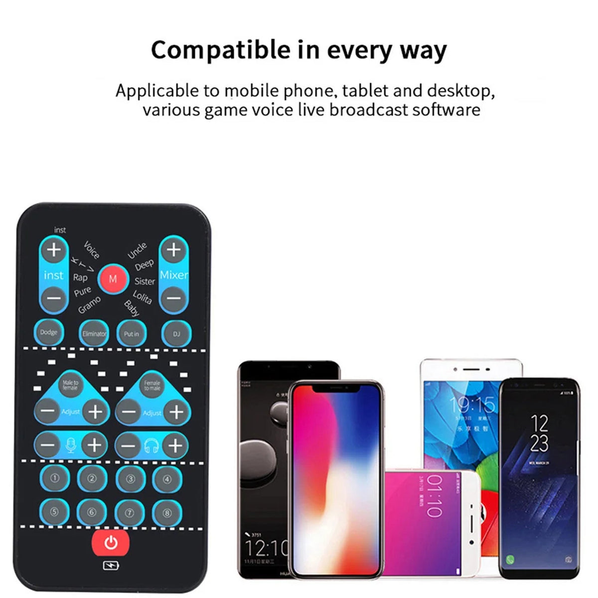 LadVoico Eight Fixed Sound Effects Plus Fine-Tuning