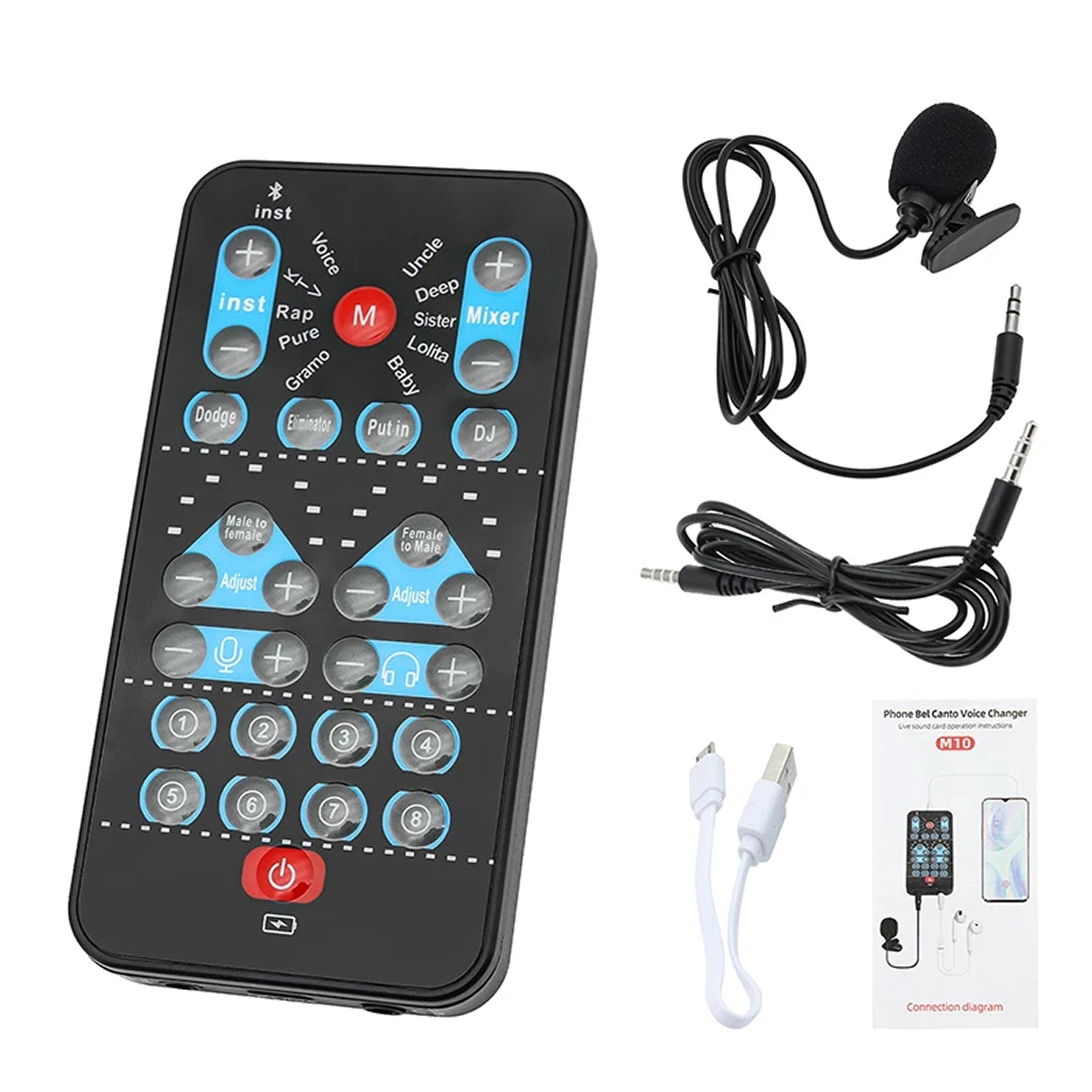 LadVoico Eight Fixed Sound Effects Plus Fine-Tuning