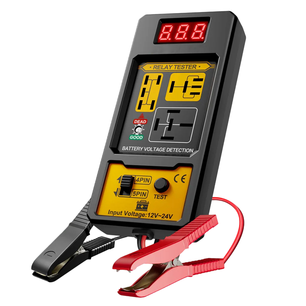 LamiWexi 4-Pin And 5-Pin Relay Sockets With Selector Switch For Universal Compatibility