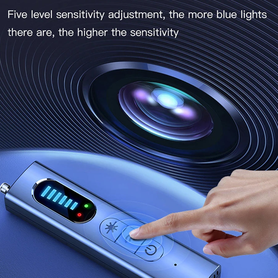 LensDtec Hidden Camera Detector – Professional RF Signal Scanner, Infrared Finder & GPS Tracker