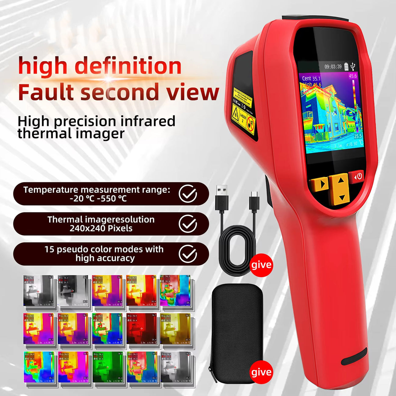 LensFlaro Thermal Imaging Camera 240x240 Resolution