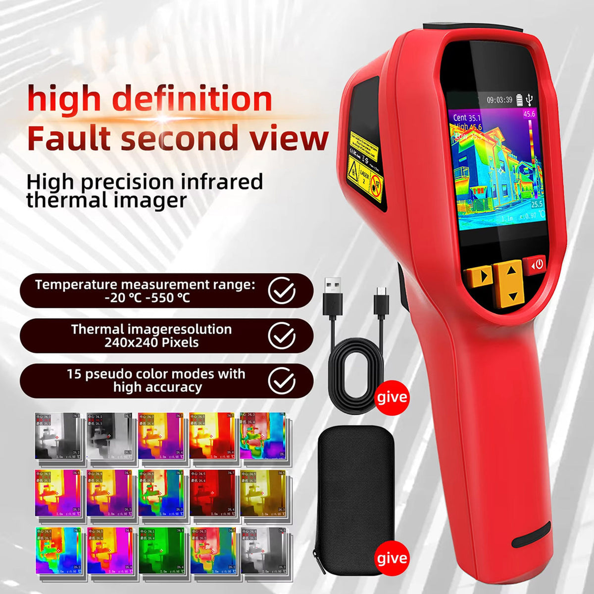 LensFlaro Thermal Imaging Camera 240x240 Resolution