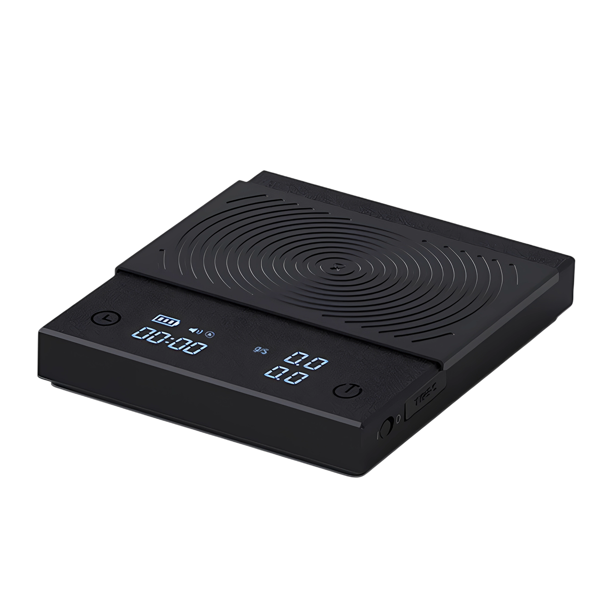 LiGramix Digital Coffee Scale – 0.1g High Precision, Integrated Timer & Waterproof Silicone Pad