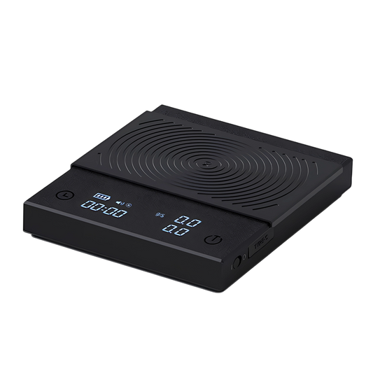 LiGramix Digital Coffee Scale – 0.1g High Precision, Integrated Timer & Waterproof Silicone Pad