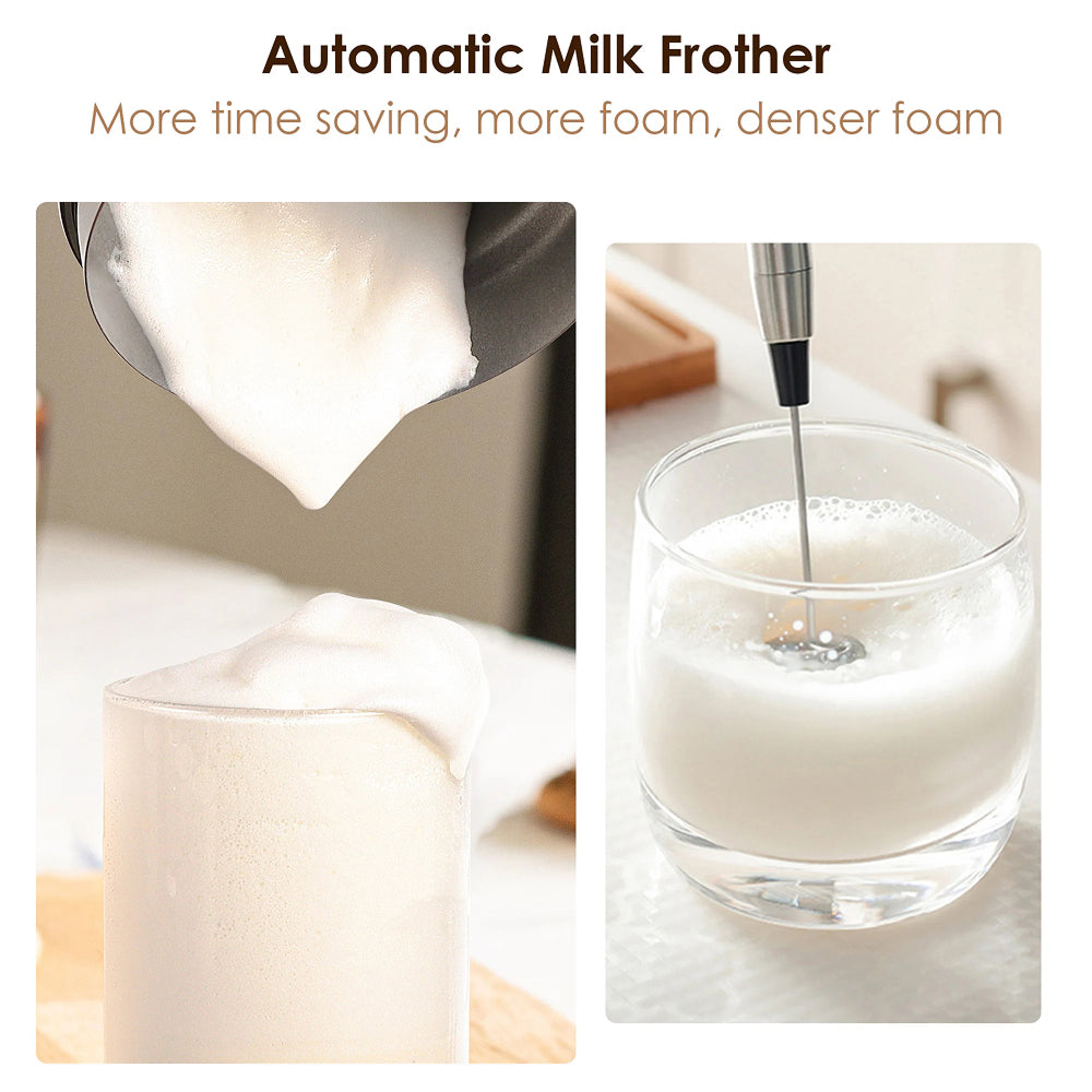 LicoBash Five Modes: Hot Dense Foam, Hot Airy Foam, Warm Chocolate Milk, Warm Milk, Cold Thin Foam