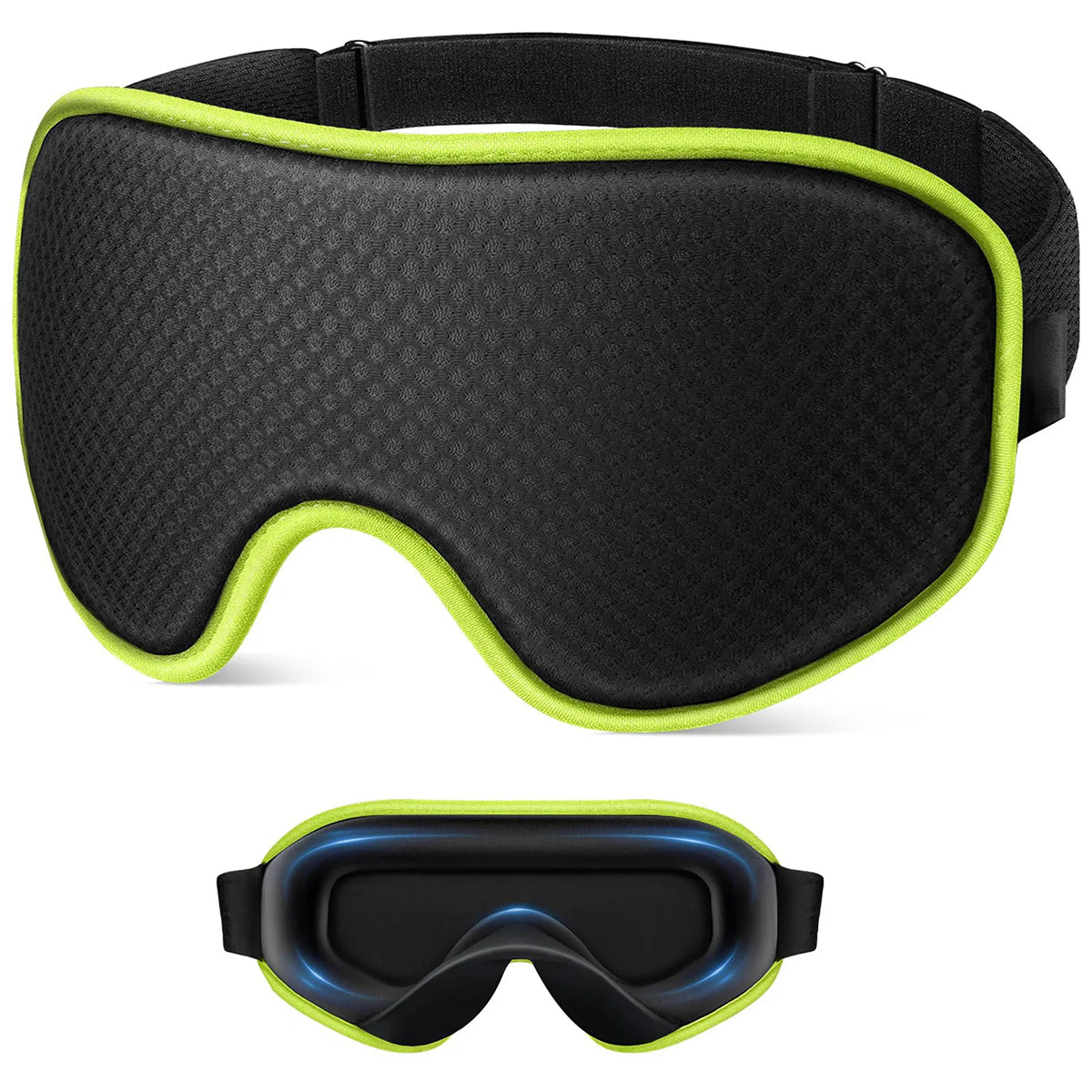 LicoMixxi Cooling Eye Mask 3D 100% Light Blocking Cold Gel Ice Sleep Wrap
