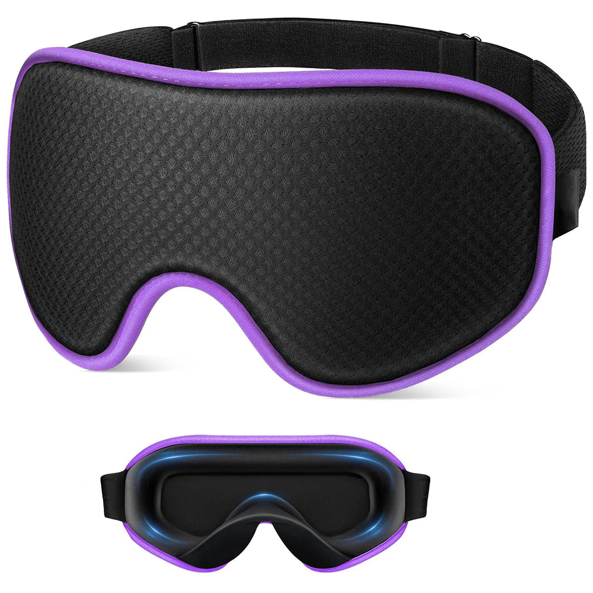LicoMixxi Cooling Eye Mask 3D 100% Light Blocking Cold Gel Ice Sleep Wrap