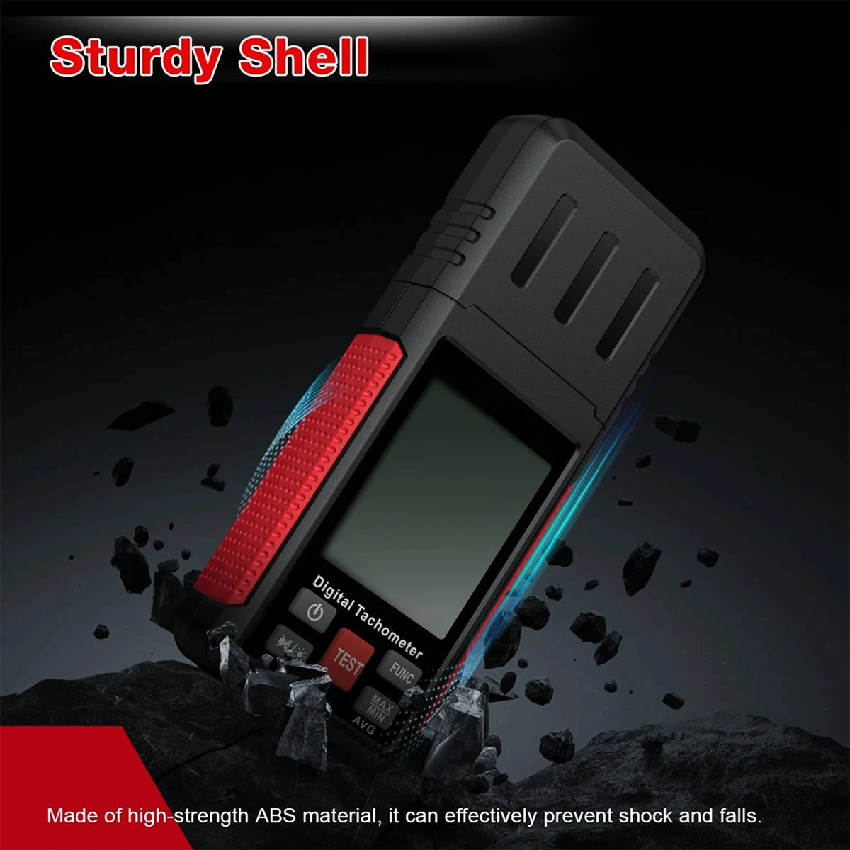 LoftDoci Wide Measurement Range: 2.5 To 99,999 RPM For Motors, Engines, And Fans
