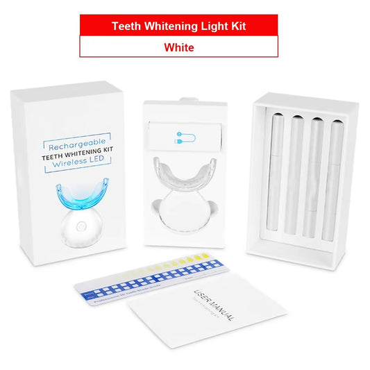 LumiMouni LED Teeth Whitening Kit – 16 High-Power Bulbs, 35% Carbamide Peroxide & Wireless Charging
