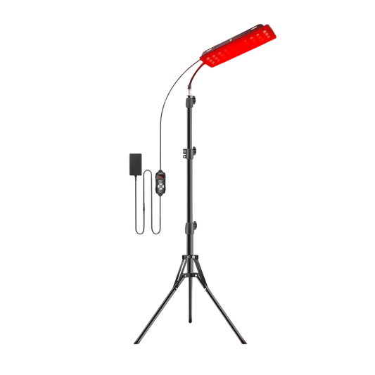 Lumorayvi Red Light Therapy Lamp – Dual Wavelength Deep Tissue Relief with Adjustable Floor Stand