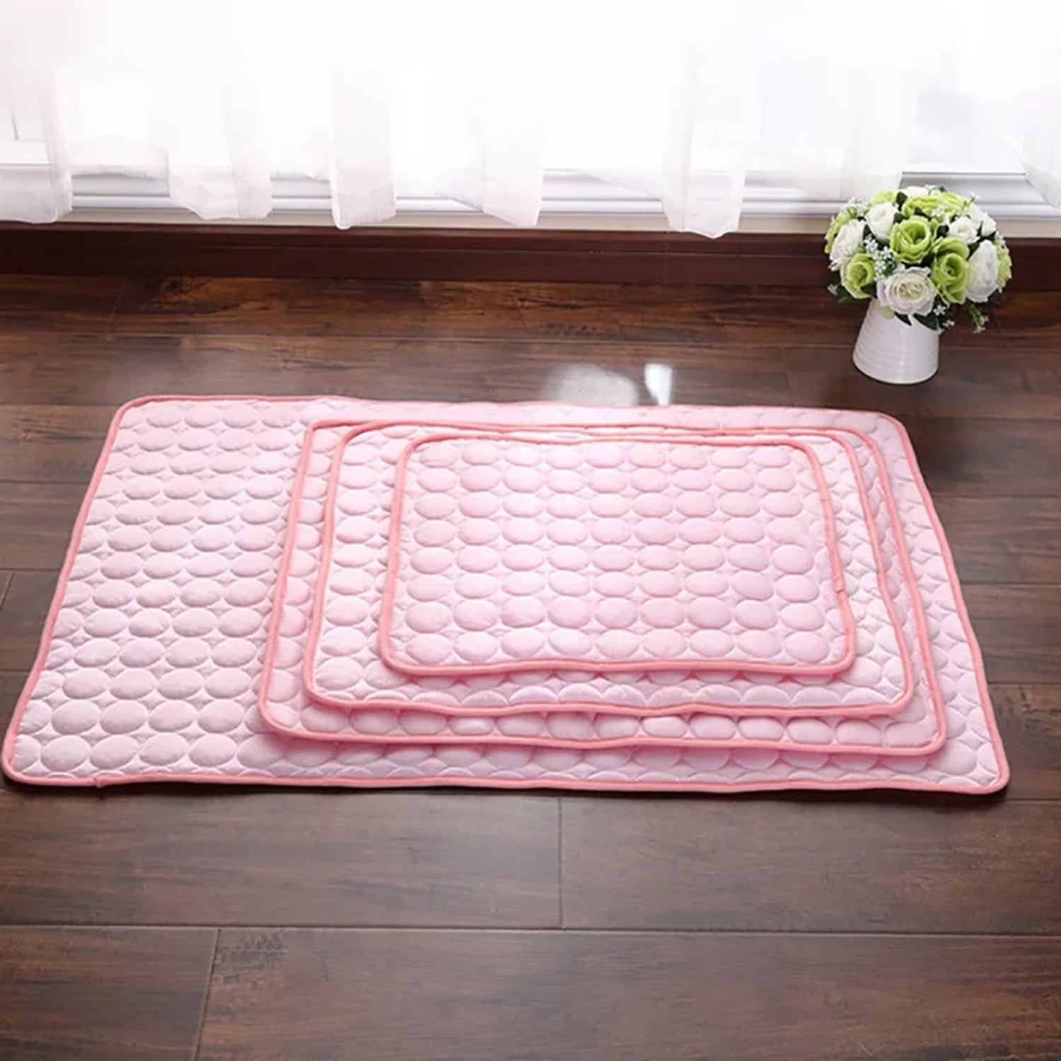 MajiColix Dog Cooling Mat – Advanced Ice Silk Technology, Pressure-Activated Relief & Washable Pet Cushion