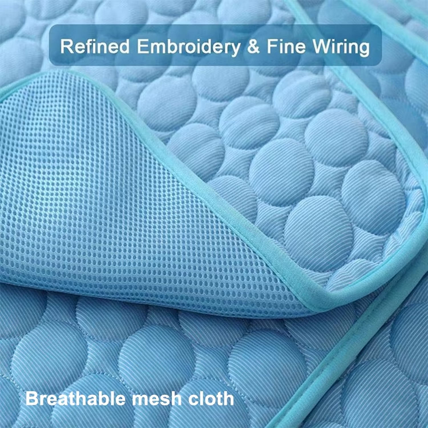 MajiColix Dog Cooling Mat – Advanced Ice Silk Technology, Pressure-Activated Relief & Washable Pet Cushion