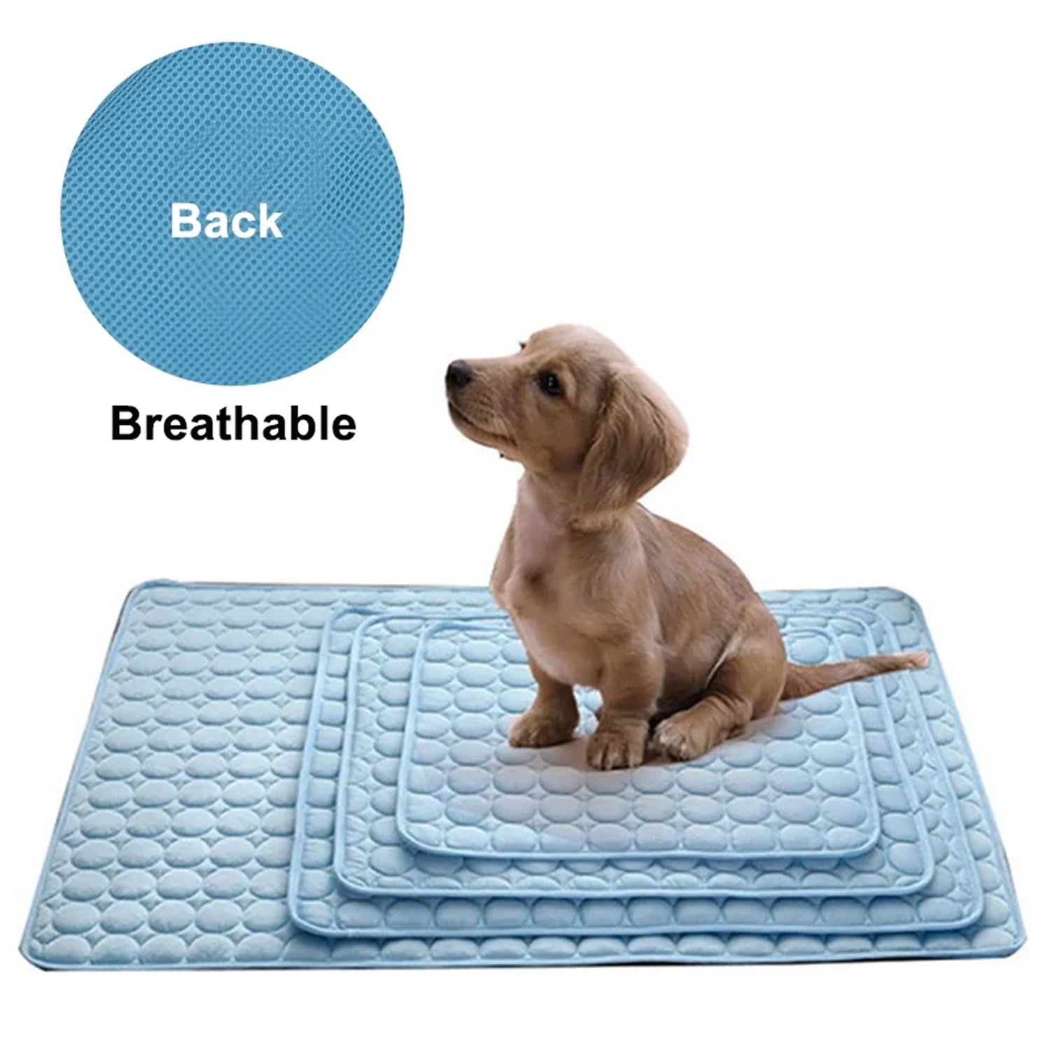 MajiColix Dog Cooling Mat – Advanced Ice Silk Technology, Pressure-Activated Relief & Washable Pet Cushion