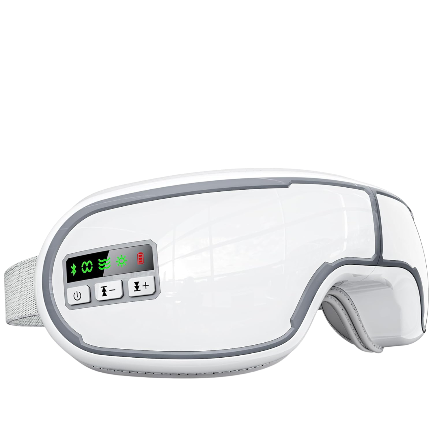 MasaHixiv Heated Eye Massager with Bluetooth 5.0 and 3D Compression for Migraine Relief and Sleep