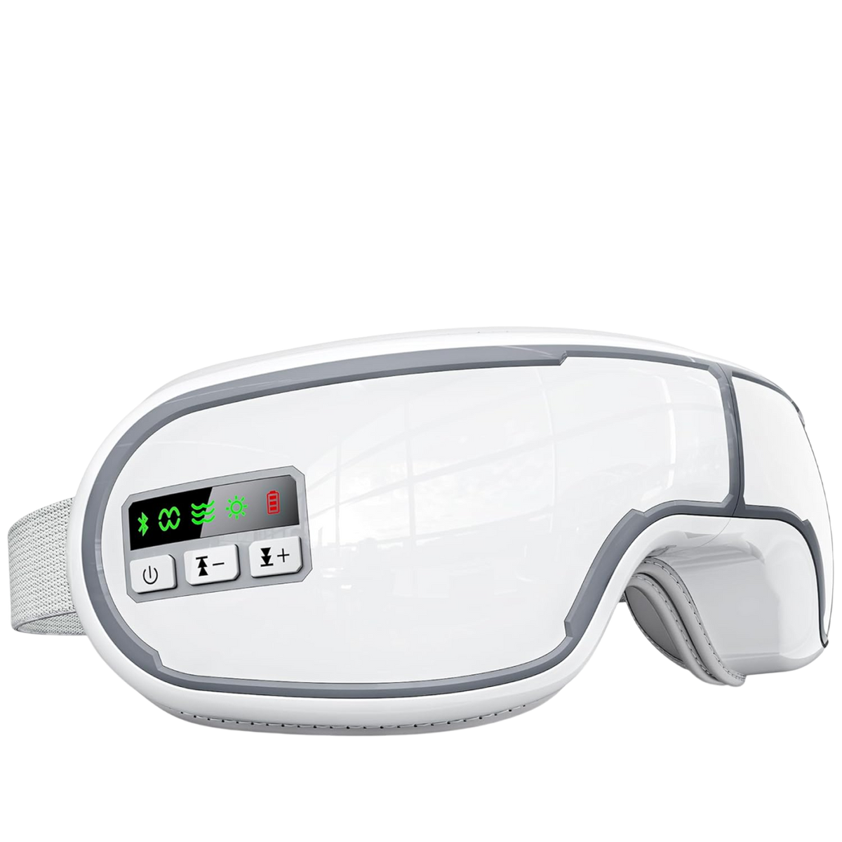 MasaHixiv Heated Eye Massager with Bluetooth 5.0 and 3D Compression for Migraine Relief and Sleep