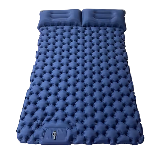 MatpiVat Air Bed for Camping – Self-Inflating Electric Pump, Flocked Top Comfort Layer & Durable PVC Base