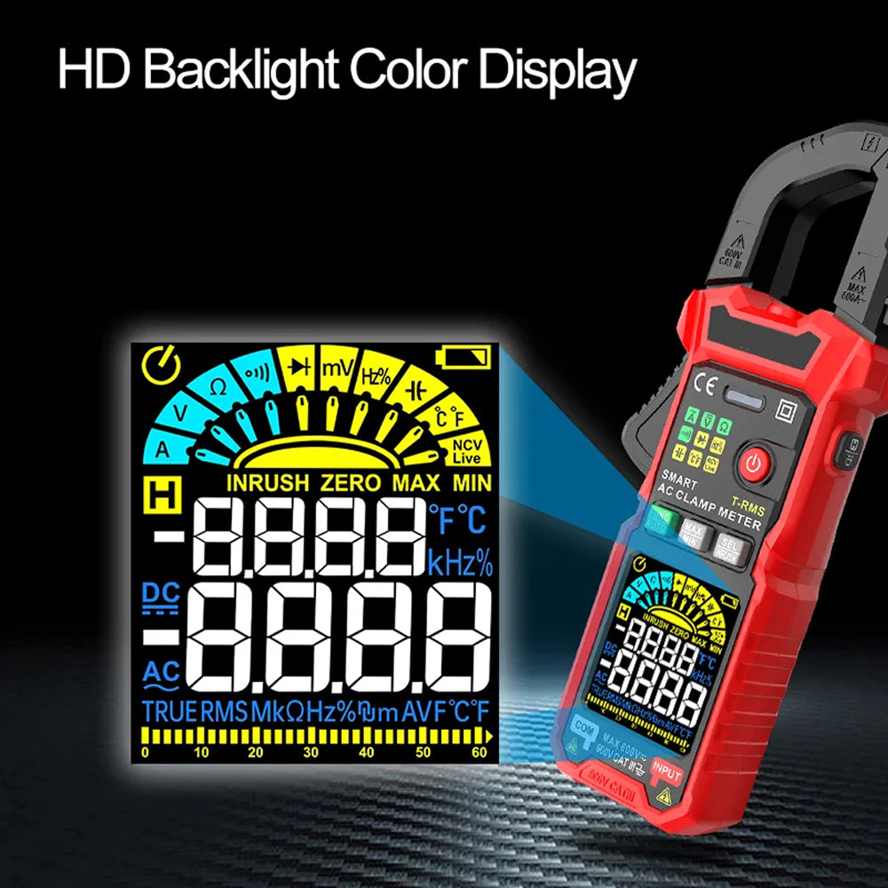 MereiCeci True RMS & 6000 Counts Maximum Precision Display