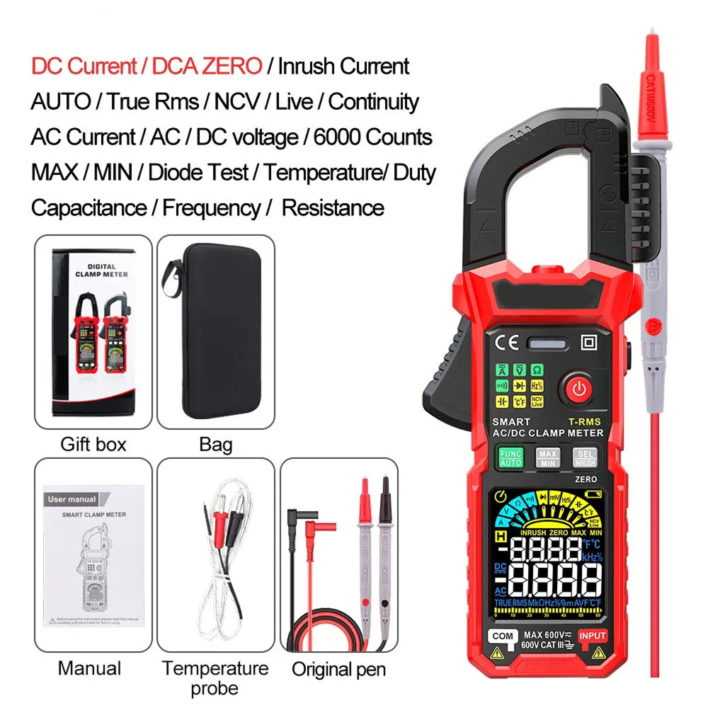 MereiCeci True RMS & 6000 Counts Maximum Precision Display