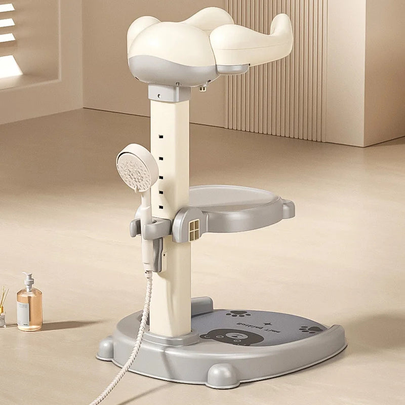 MinosBath Semi-Automatic Locking Handrail Wraps Securely Around Child For Slip Prevention