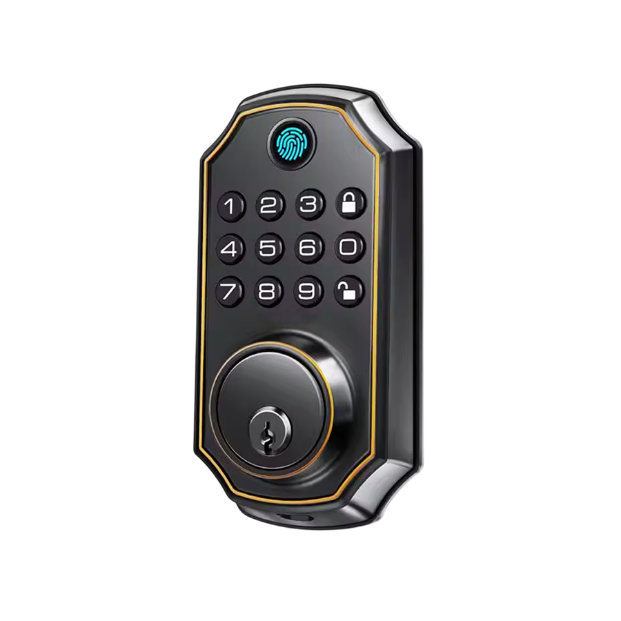 MixaLocki Fingerprint Smart Deadbolt – Keyless Entry, Bluetooth App Control & Auto-Lock Security
