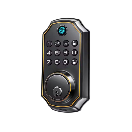 MixaLocki Fingerprint Smart Deadbolt – Keyless Entry, Bluetooth App Control & Auto-Lock Security