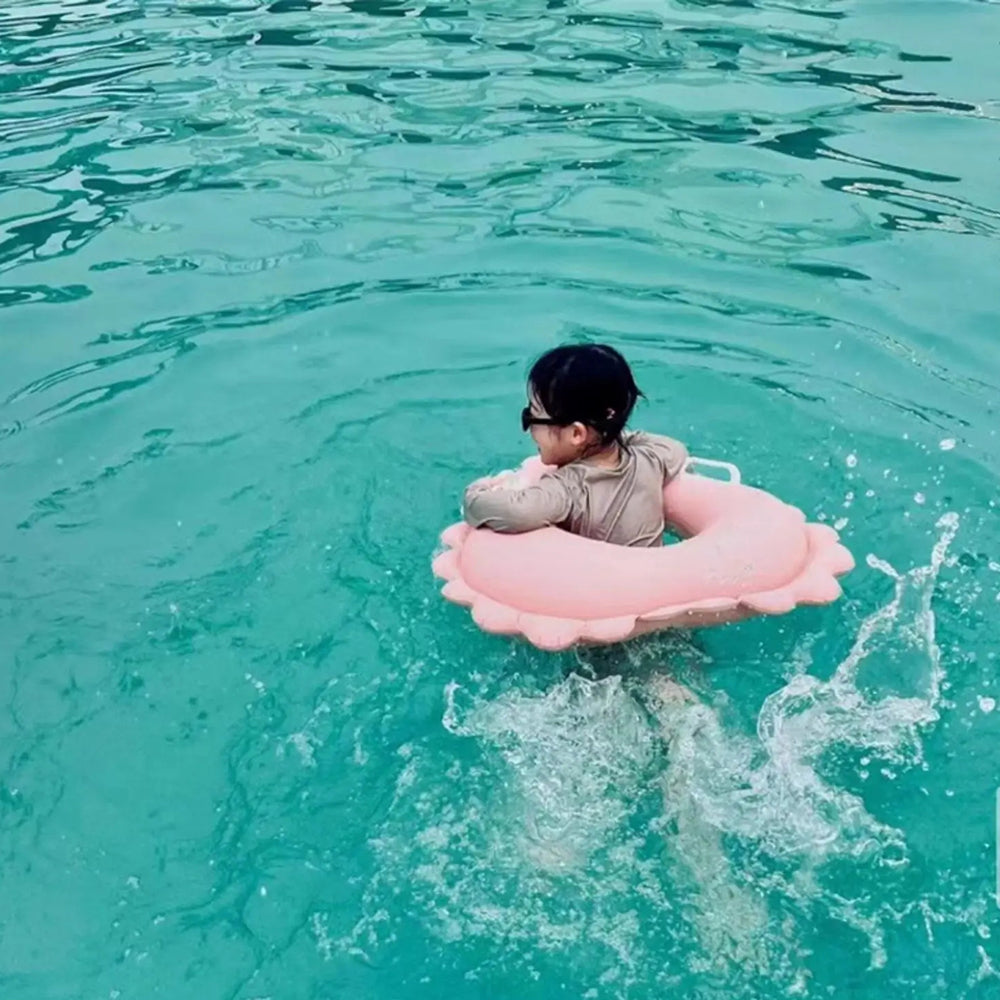 MofisCox Smart Baby Swimming Float – Anti-Flip Safety Canopy, Dual Inflation Chambers & Skin-Friendly Material