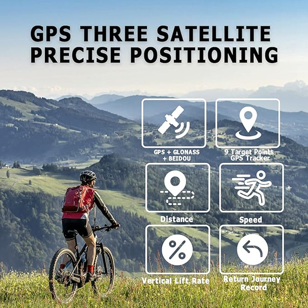 NavieGeo Handheld GPS Navigator – High-Sensitivity GLONASS, IPX7 Waterproof & Pre-loaded Maps