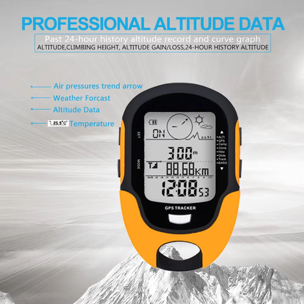 NavieGeo Handheld GPS Navigator – High-Sensitivity GLONASS, IPX7 Waterproof & Pre-loaded Maps