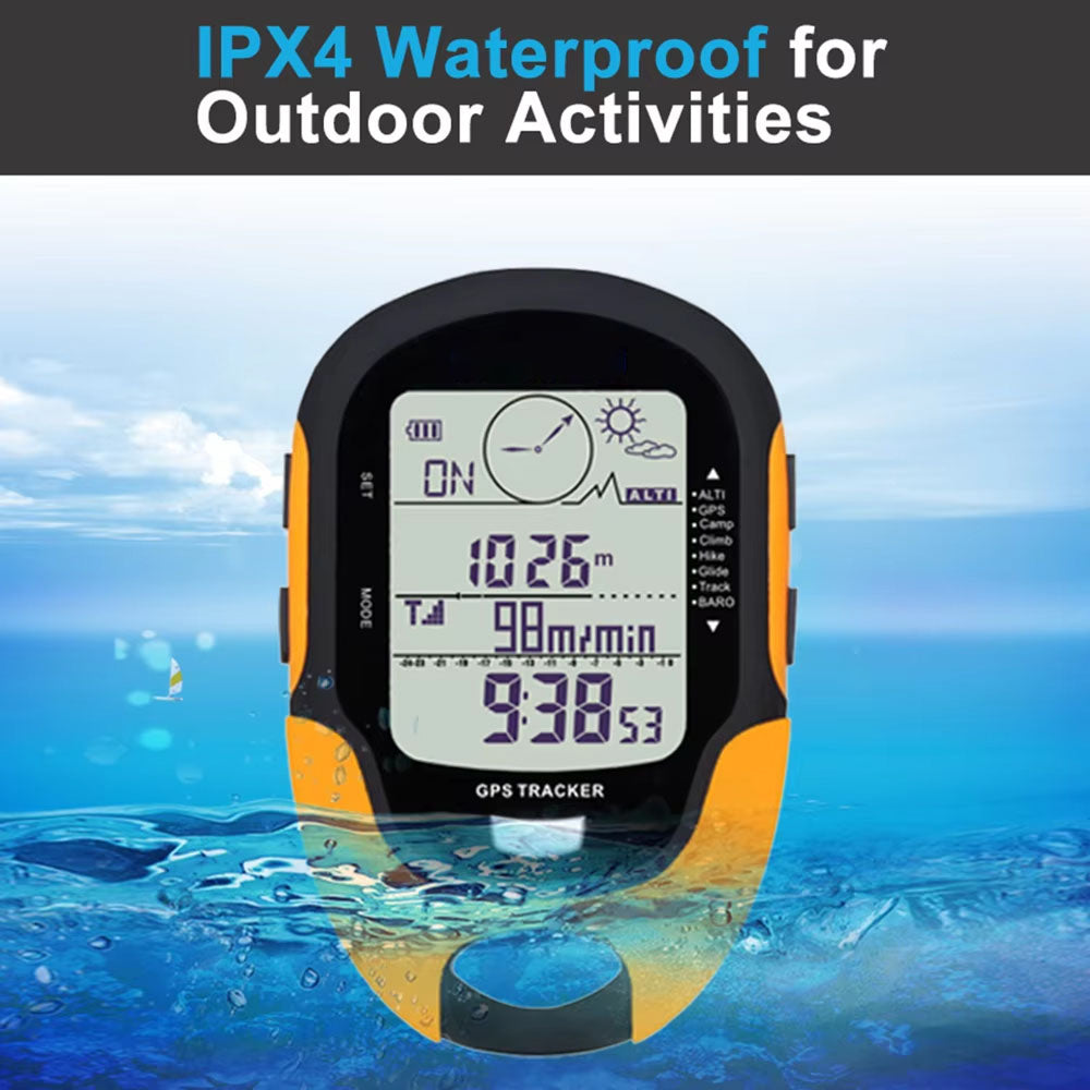 NavieGeo Handheld GPS Navigator – High-Sensitivity GLONASS, IPX7 Waterproof & Pre-loaded Maps