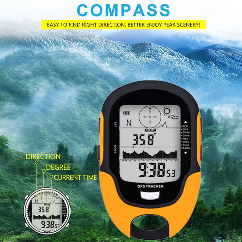 NavieGeo Handheld GPS Navigator – High-Sensitivity GLONASS, IPX7 Waterproof & Pre-loaded Maps