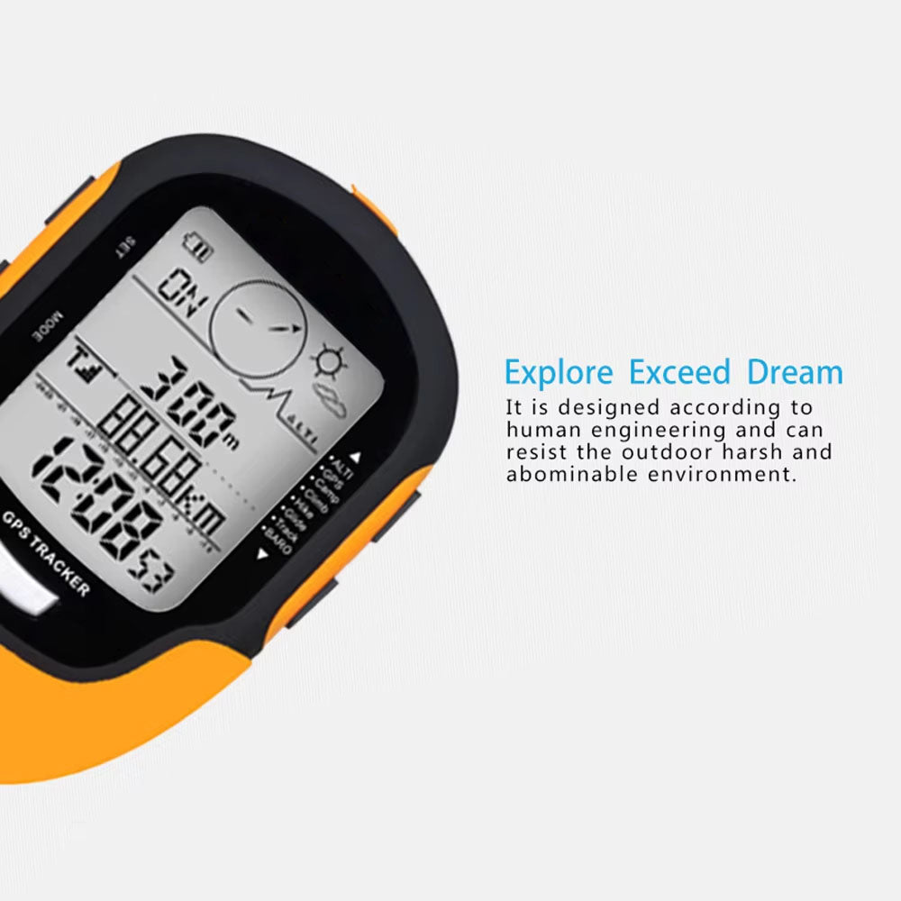 NavieGeo Handheld GPS Navigator – High-Sensitivity GLONASS, IPX7 Waterproof & Pre-loaded Maps