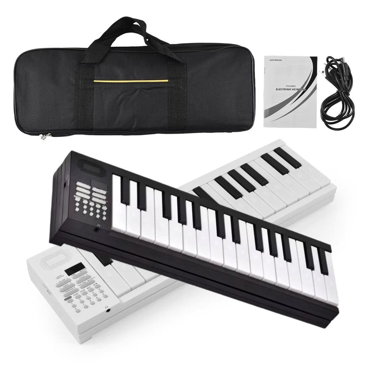 NoteArop 61-Key Portable Keyboard – Intelligent Teaching Mode, Built-in Speakers & Record Function
