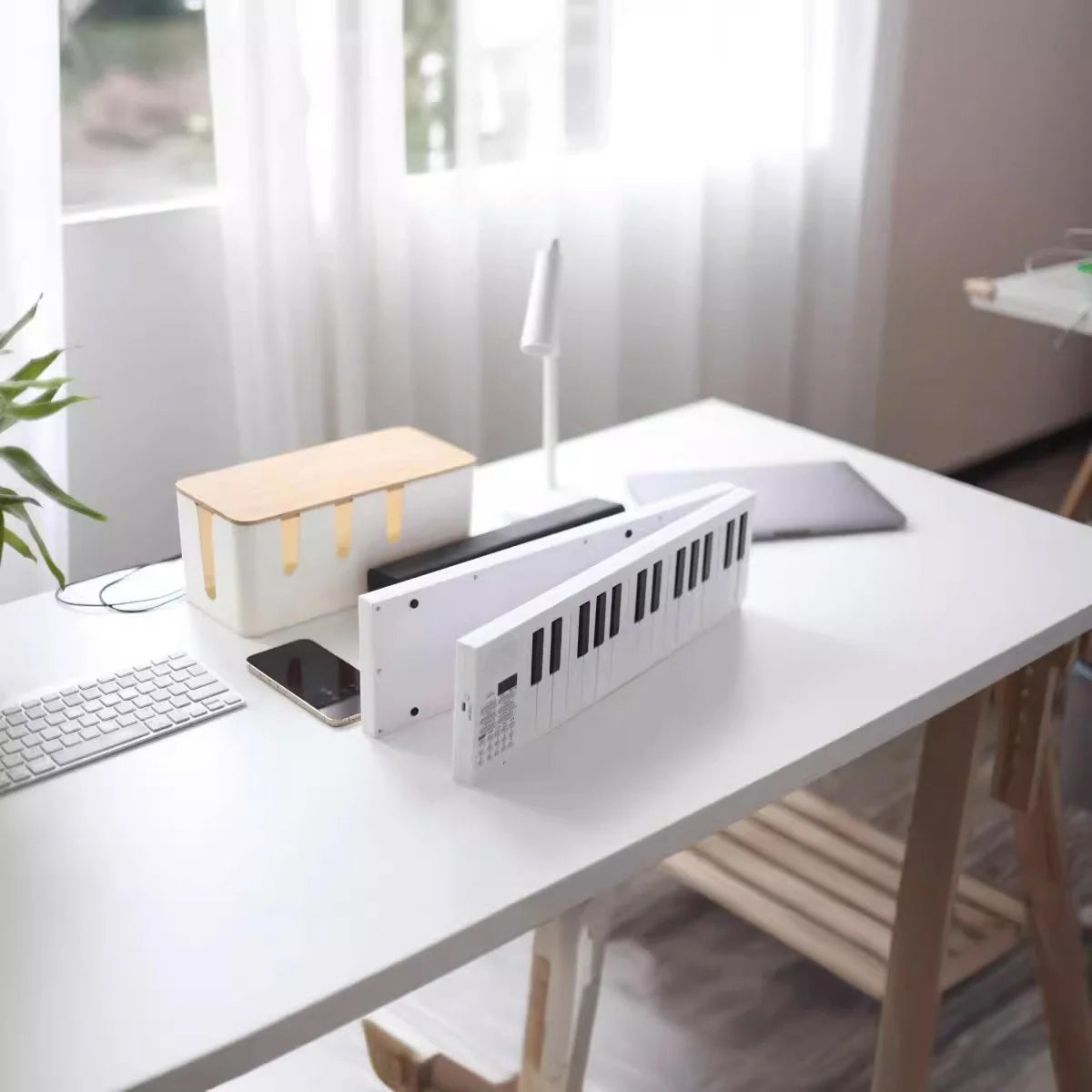 NoteArop 61-Key Portable Keyboard – Intelligent Teaching Mode, Built-in Speakers & Record Function