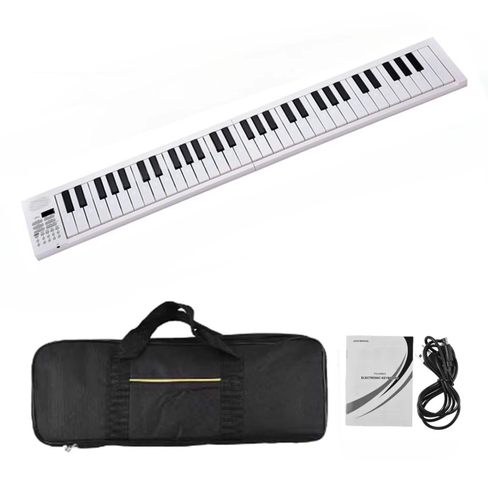 NoteArop 61-Key Portable Keyboard – Intelligent Teaching Mode, Built-in Speakers & Record Function