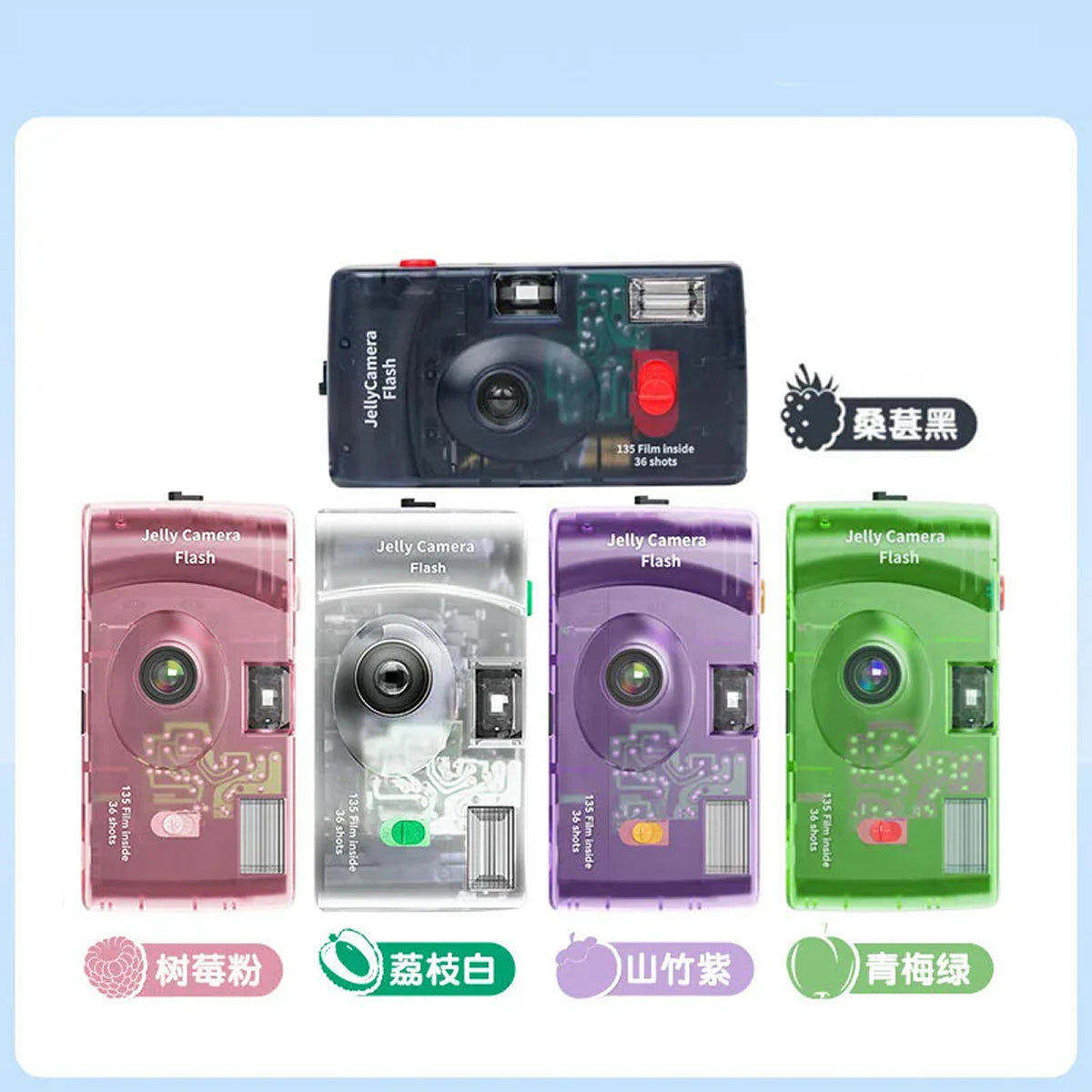 Capture Nostalgic 90s Aesthetic with the OrlanWob Transparent Disposable Camera