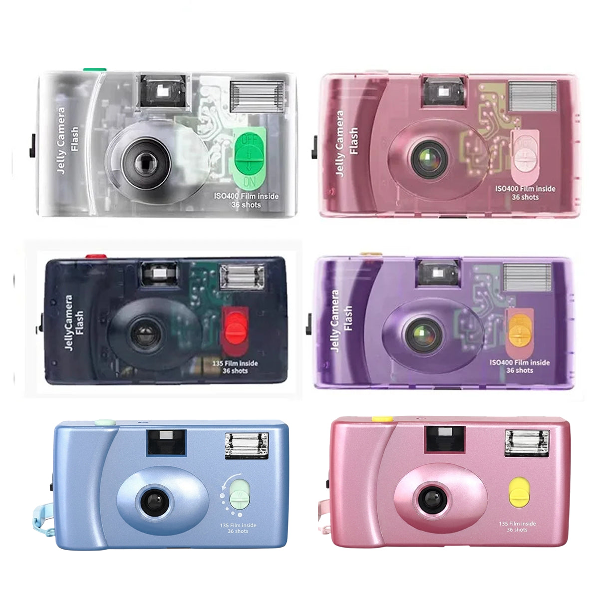 Capture Nostalgic 90s Aesthetic with the OrlanWob Transparent Disposable Camera