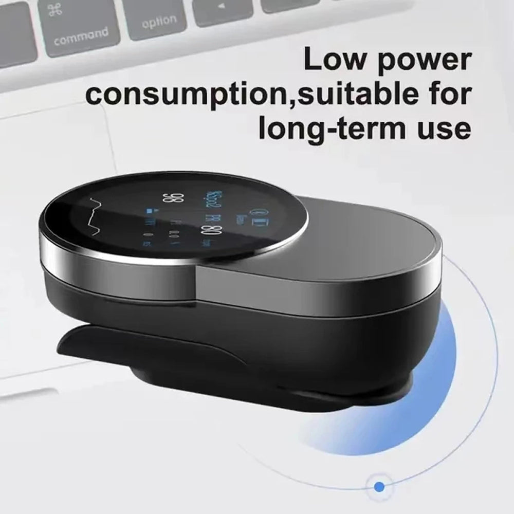 OxiMetik Fingertip Pulse Oximeter – Blood Oxygen Saturation & Heart Rate Monitor with OLED Display