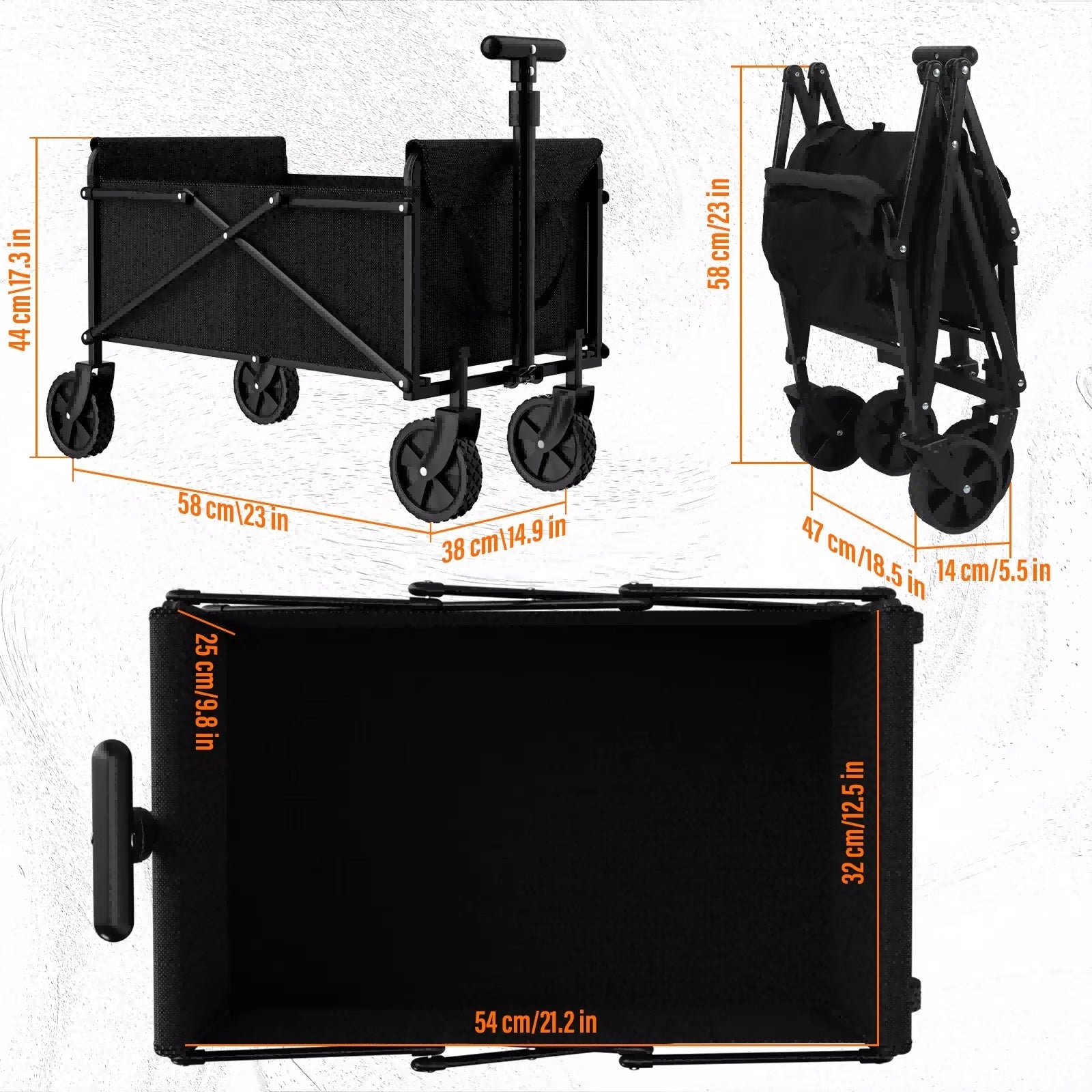 Packwagx Adjustable Telescoping Handle For Any Height