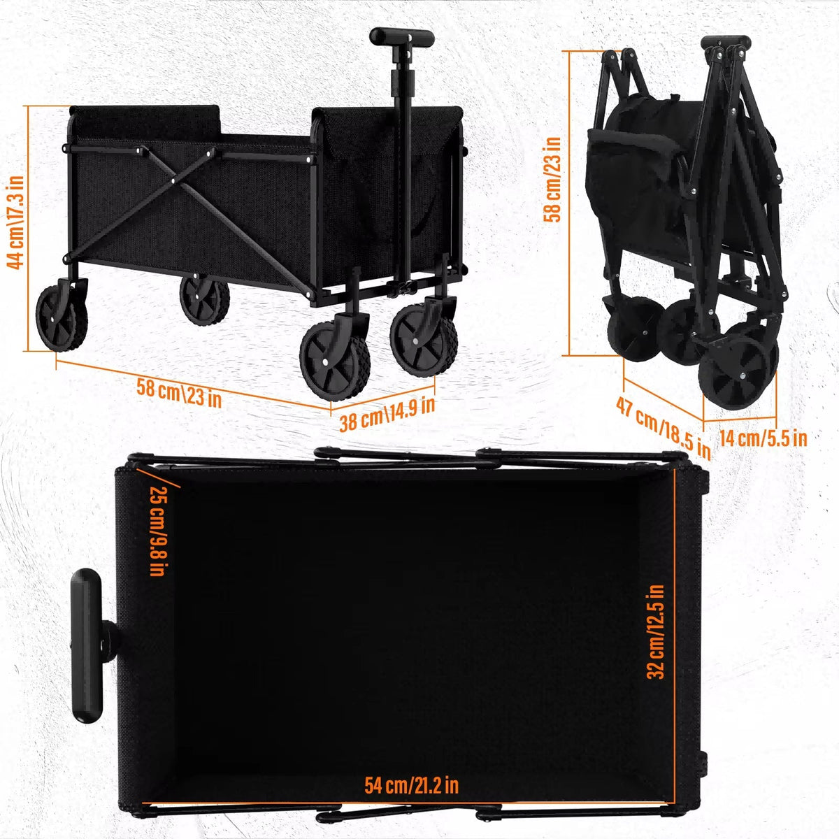 Packwagx Adjustable Telescoping Handle For Any Height