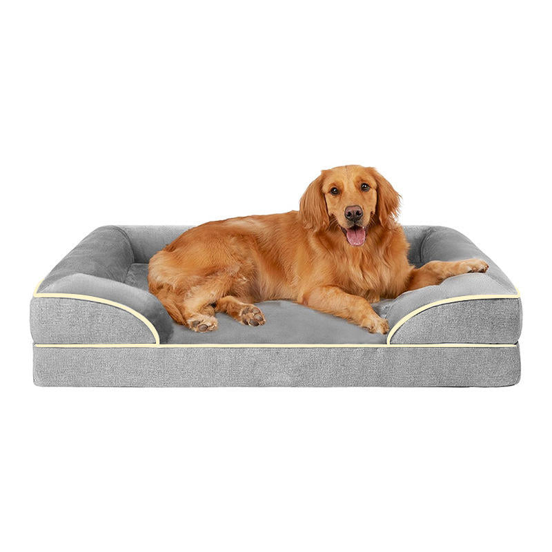 PawComfi Orthopedic Memory Foam Bed – Joint Support, Waterproof Liner & Machine Washable Cover