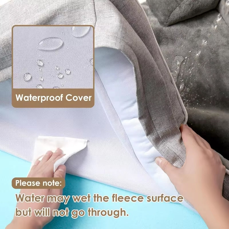 PawComfi Orthopedic Memory Foam Bed – Joint Support, Waterproof Liner & Machine Washable Cover