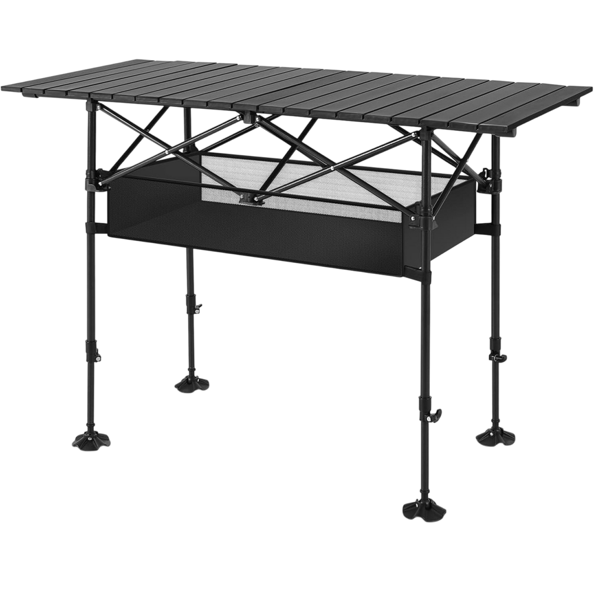 PimiTabix Folding Picnic Table | Lightweight & Adjustable Camping Table