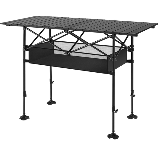 PimiTabix Folding Picnic Table | Lightweight & Adjustable Camping Table