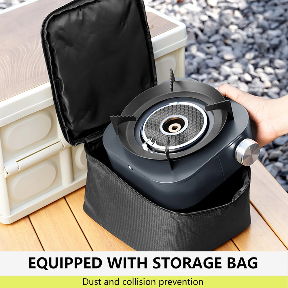 PotixGax 4000W Portable Gas Stove – Dual-Mode Burner, Safety Separated Tank & Indoor-Safe Design