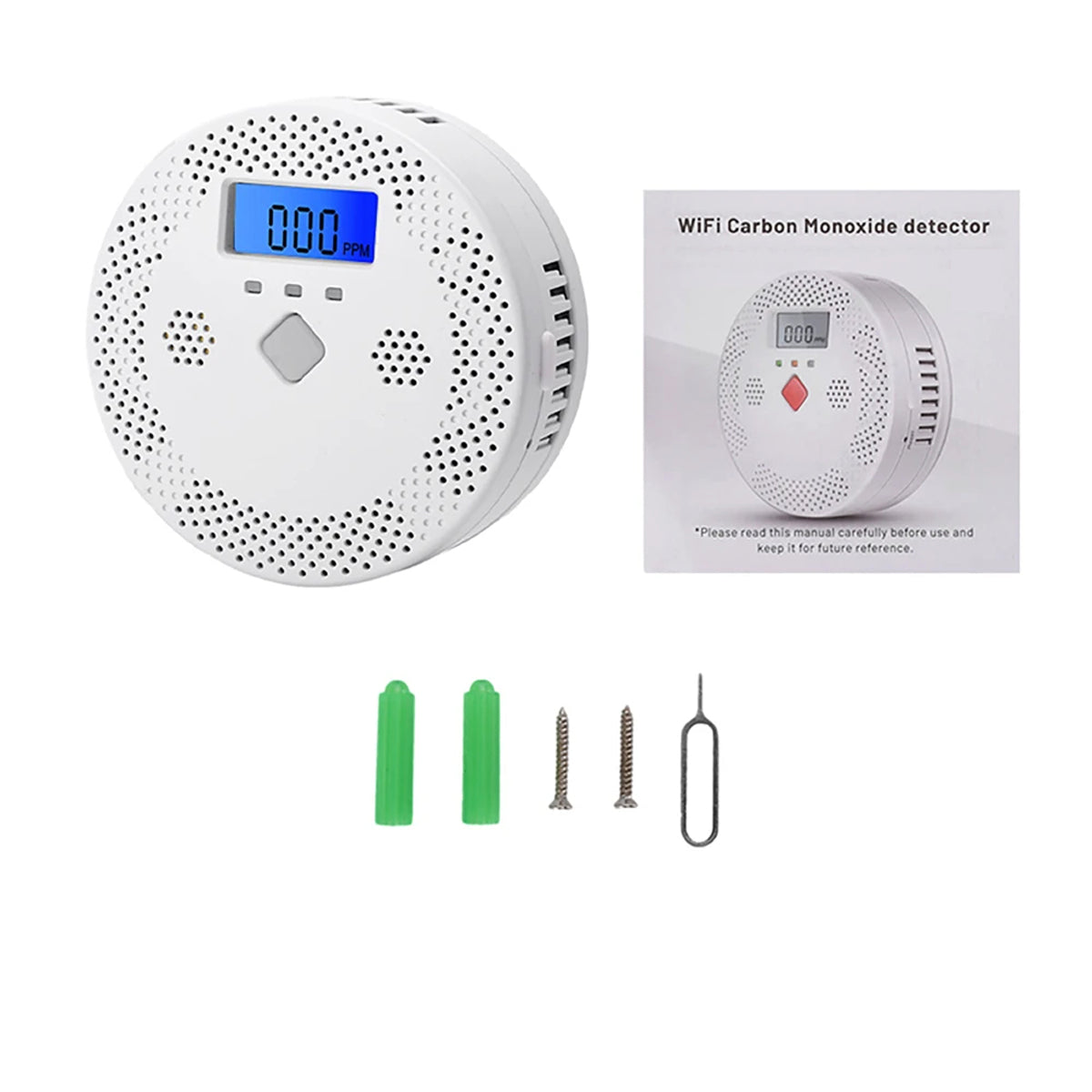 Continuous CO Monitoring With 70dB+ Audible And Visual Alarm At 128ppm Threshold