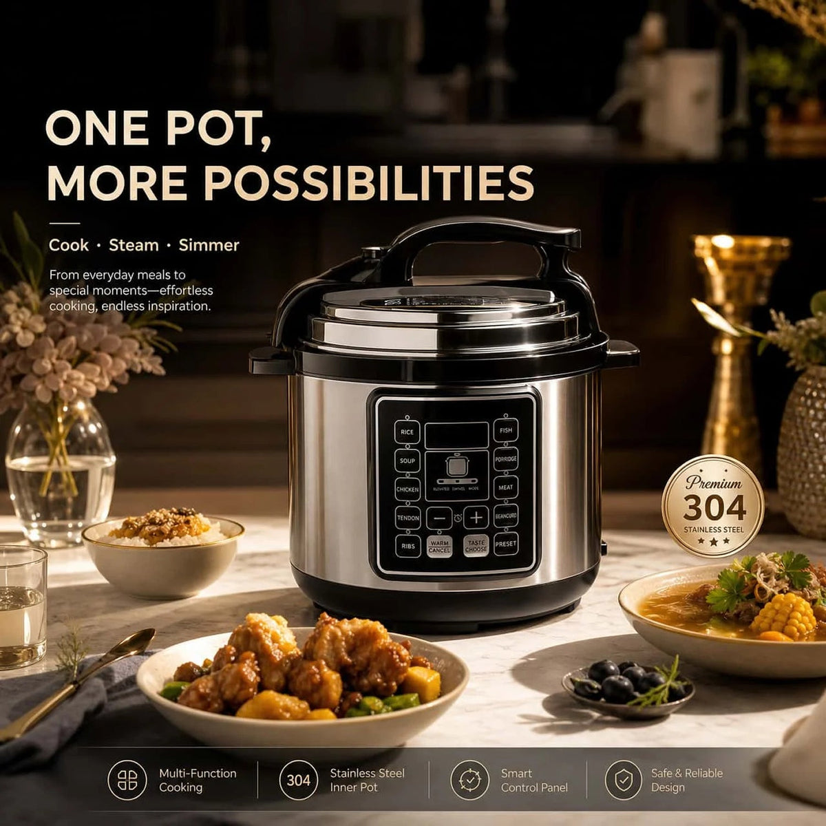 PresCooki 70% Cooking Time Reduction