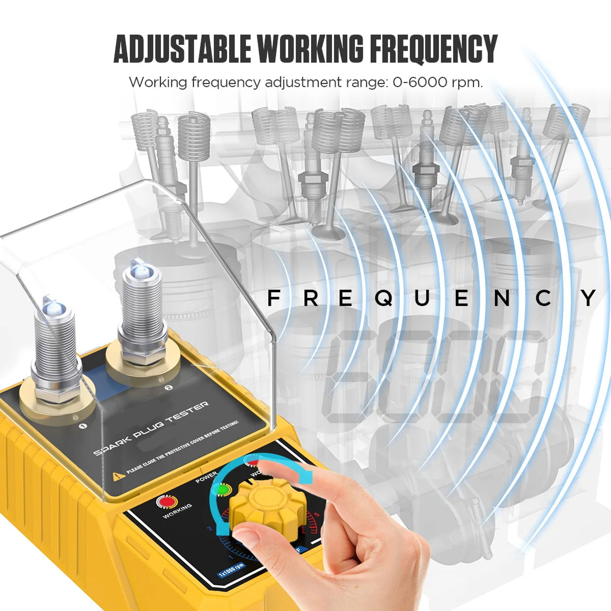 PrixQimax simulates real-world engine conditions up to 6,000 RPM