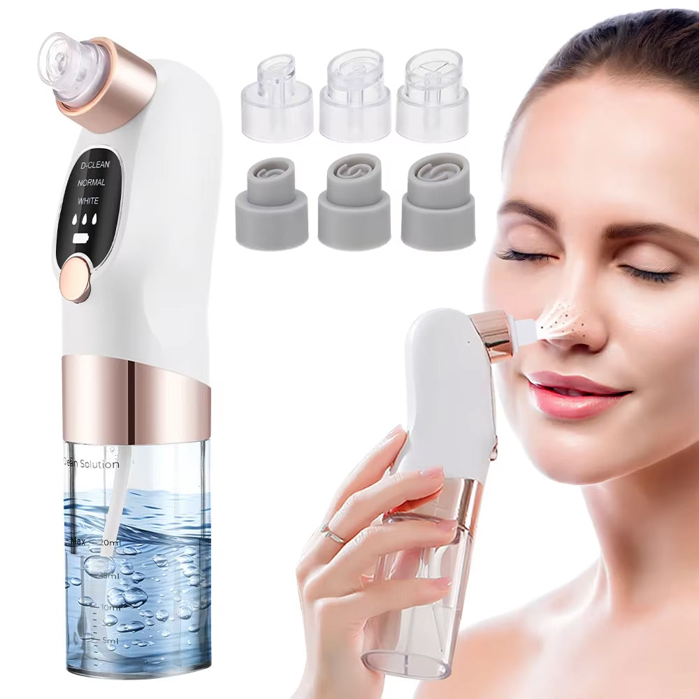 PurePreti Vacuum Pore Cleaner – 5 Suction Levels, 4 Replaceable Probes & USB Rechargeable