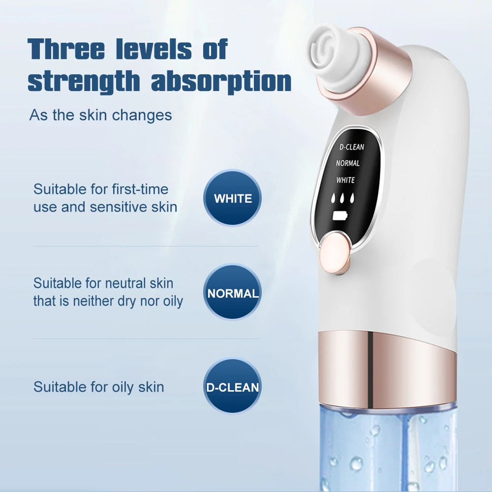 PurePreti Vacuum Pore Cleaner – 5 Suction Levels, 4 Replaceable Probes & USB Rechargeable
